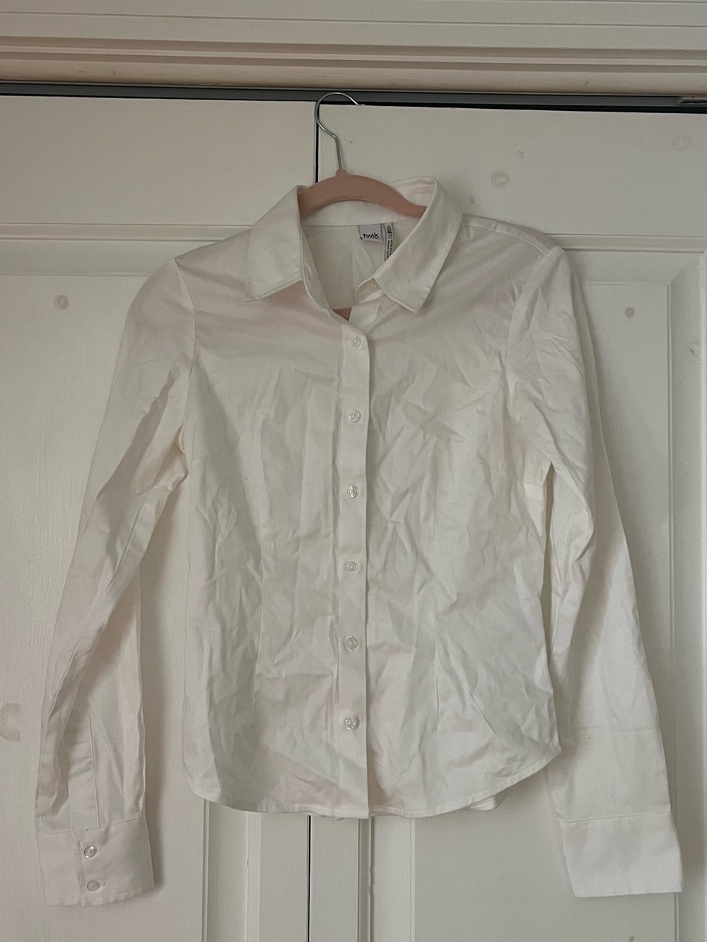 twik white button down shirt size small